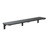 Maclean Opvouwbaar rek/blad, zwart, 100x20 cm, max. 50 kg, MC-129 B
