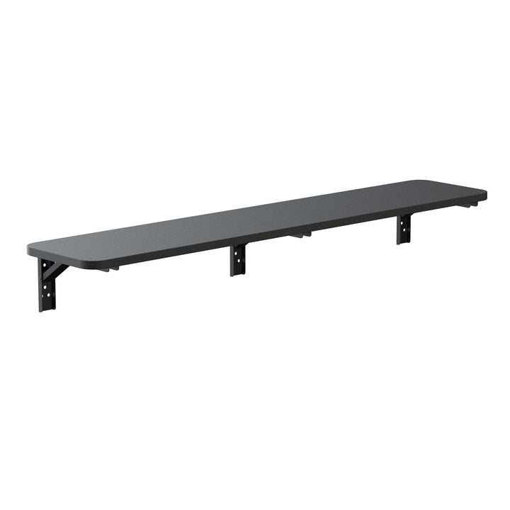 Maclean Opvouwbaar rek/blad, zwart, 100x20 cm, max. 50 kg, MC-129 B