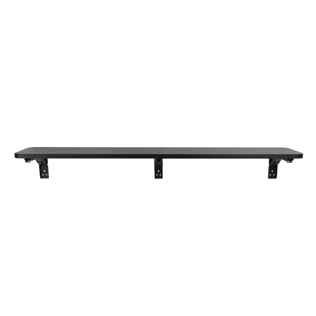 Maclean Opvouwbaar rek/blad, zwart, 100x20 cm, max. 50 kg, MC-129 B