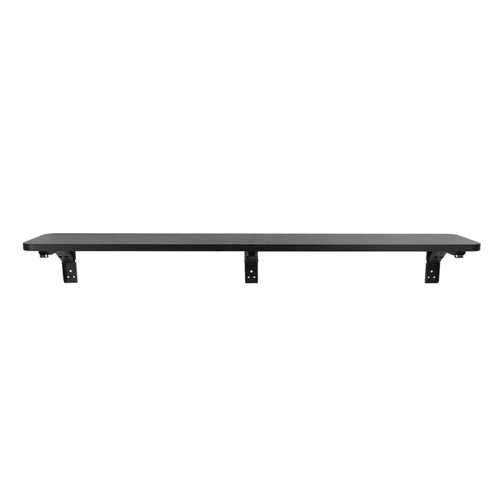 Maclean Opvouwbaar rek/blad, zwart, 100x20 cm, max. 50 kg, MC-129 B