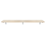 Opvouwbaar rek/blad Maclean, lichte houtkleur, 100x20 cm, max.50 kg, MC-129 WD