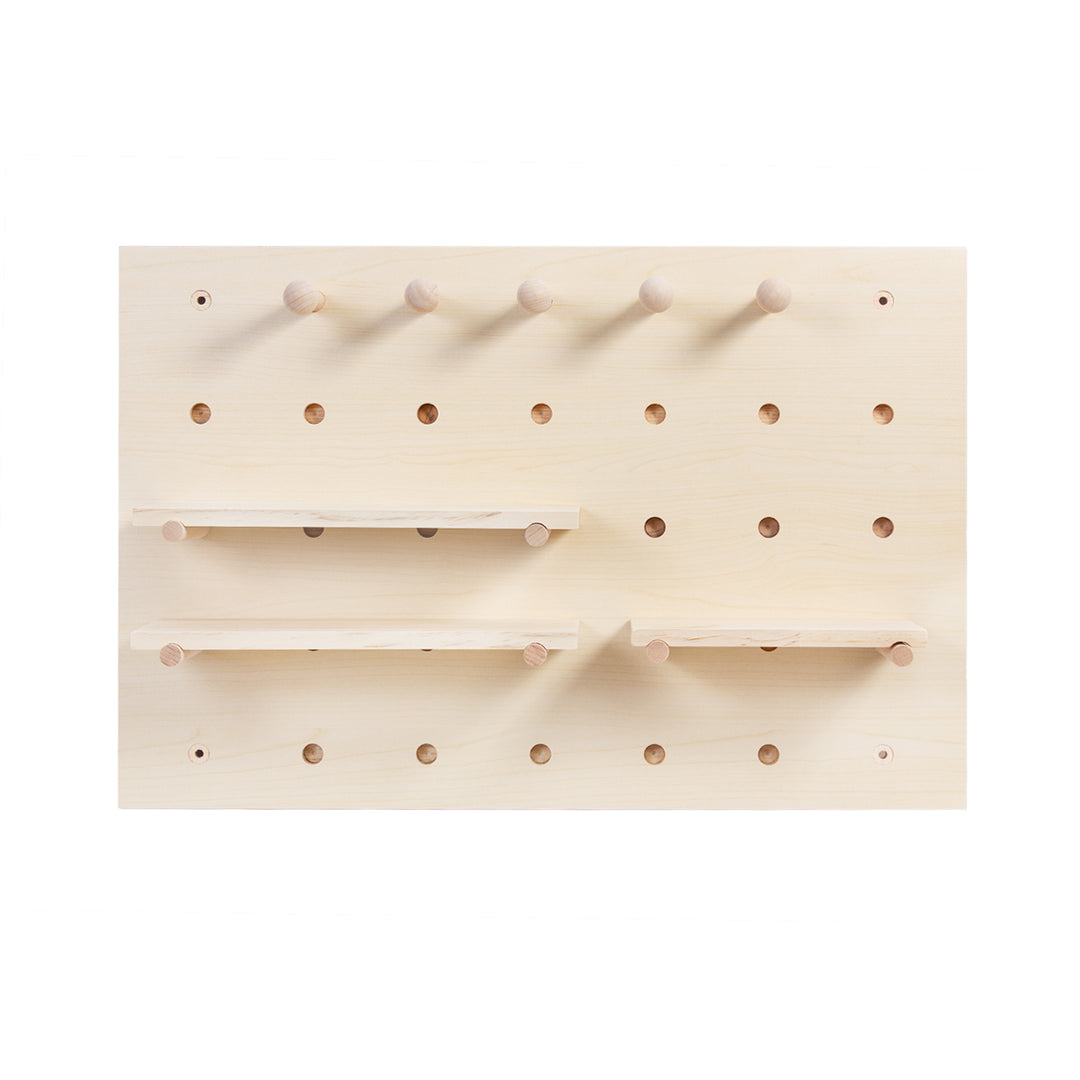 Houten whiteboard-organizer Maclean, lichte houtkleur, 40x60 cm, max. 20 kg, MC-130 WD