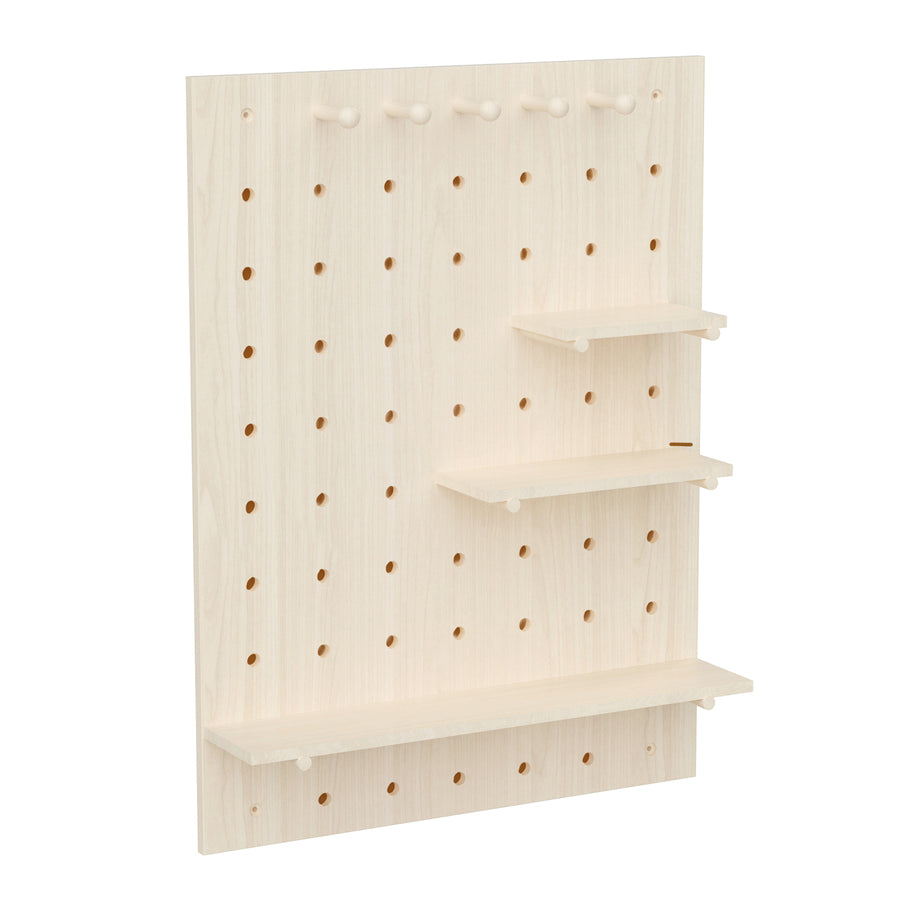 Houten organizerbord Maclean, kleur licht hout, 60x80 cm, max. 20 kg, MC-131 WD