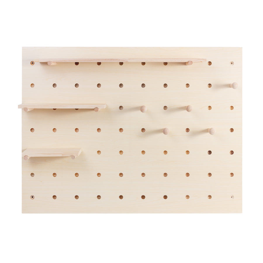 Houten organizerbord Maclean, kleur licht hout, 60x80 cm, max. 20 kg, MC-131 WD