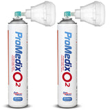 Draagbare 99,4% zuurstofinhalator in blik Promedix 12L, PR-994, 2 stuks