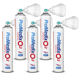 Draagbare 99,4% zuurstofinhalator in blik Promedix 12L, PR-994, 5 eenheden