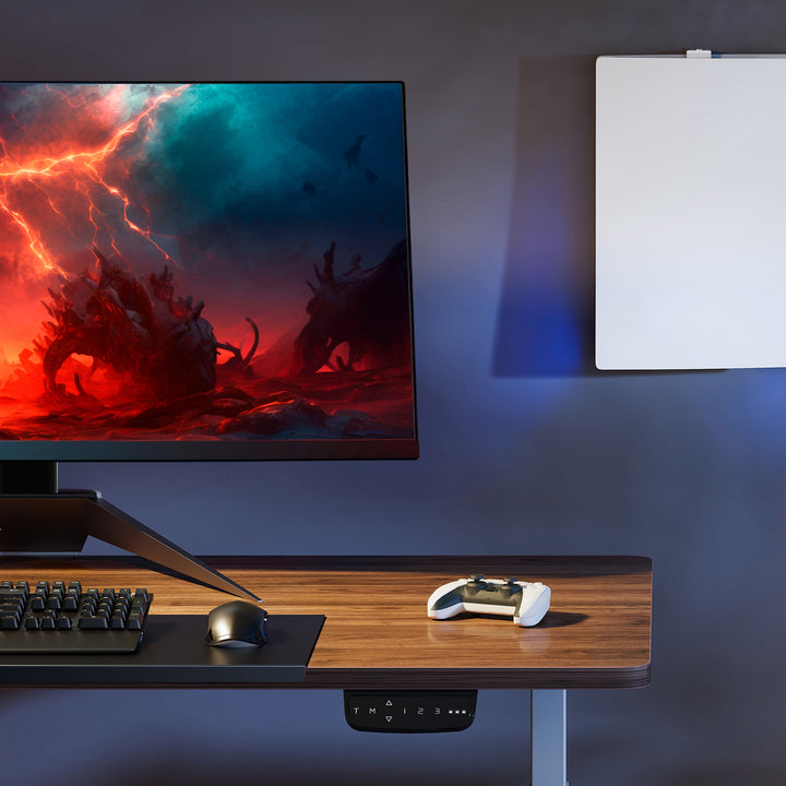 Wandmontagestandaard wit PS5 met padhouder, 10kg max,RS181 + Wandmontagestandaard wit voor Playstation 5 console, 10kg max, NanoRS RS180