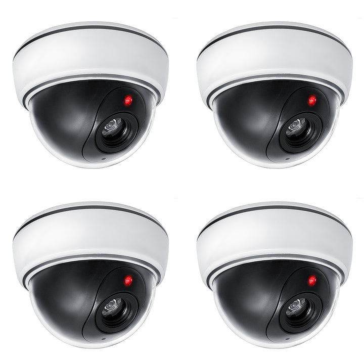 Dummy camera, 4x dummy domecamera met knipperende LED- DC2300