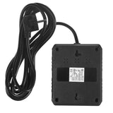 Maclean stekkerdoos, verlengkabel 2 stopcontacten + 3xUSB, 110-240V AC 50/60Hz, 2,1A max 2500W, 3 m, zwart, MCE388 B
