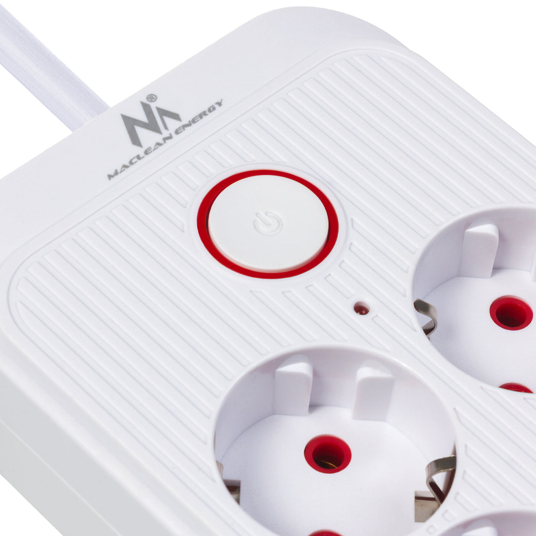 Maclean stekkerdoos 3 stopcontacten USB kopen Maclean stekkerdoos 3 stopcontacten USB kopen