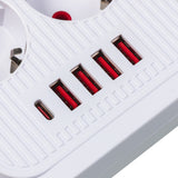 Maclean stekkerdoos, 6-polige verlengkabel + 4xUSB, 110-240V AC 50/60Hz, 2,1A max 2500W, 3m, wit, MCE391 W
