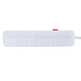 Maclean stekkerdoos, 4-polige verlengkabel + 3xUSB, 110-240V AC 50/60Hz, 2,1A max 2500W, 1,5m, wit, MCE392 W