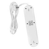 Maclean stekkerdoos, verlengkabel met 3 stopcontacten + 3xUSB, 110-240V AC 50/60Hz, 2,1A max 2500W, 1,5m, wit, MCE394 W