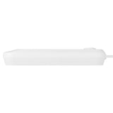 Maclean stekkerdoos, verlengkabel met 3 stopcontacten + 3xUSB, 110-240V AC 50/60Hz, 2,1A max 2500W, 1,5m, wit, MCE394 W