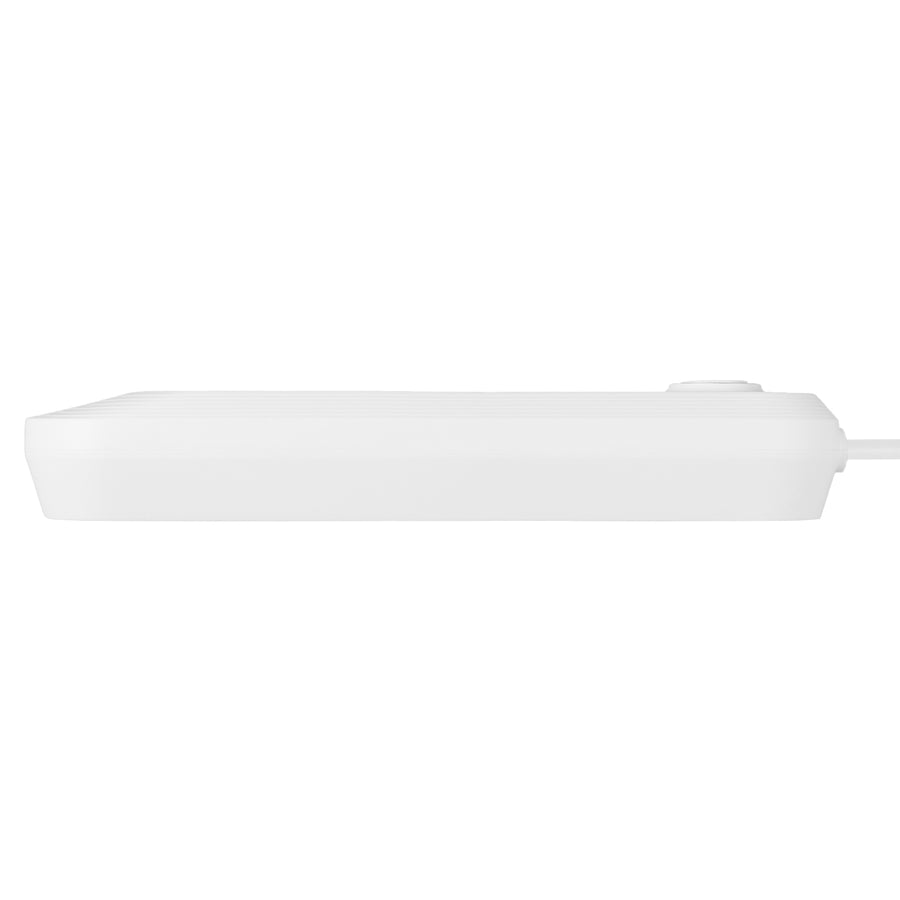 Maclean stekkerdoos, verlengkabel met 3 stopcontacten + 3xUSB, 110-240V AC 50/60Hz, 2,1A max 2500W, 1,5m, wit, MCE394 W