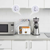 Maclean stekkerdoos, verlengkabel met 3 stopcontacten + 3xUSB, 110-240V AC 50/60Hz, 2,1A max 2500W, 1,5m, wit, MCE394 W