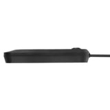 Maclean stekkerdoos, verlengkabel met 3 stopcontacten + 3xUSB, 110-240V AC 50/60Hz, 2,1A max 2500W, 1,5m, zwart, MCE394 B