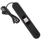 Maclean stekkerdoos, 5-polige verlengkabel + 3xUSB, 110-240V AC 50/60Hz, 2,1A max 2500W, 1,5m, zwart, MCE395 B