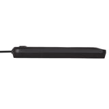 Maclean stekkerdoos, 5-polige verlengkabel + 3xUSB, 110-240V AC 50/60Hz, 2,1A max 2500W, 1,5m, zwart, MCE395 B