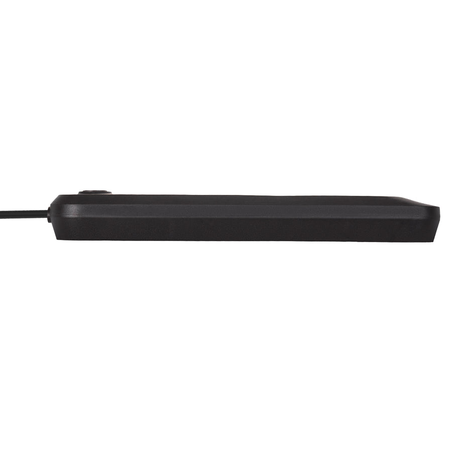 Maclean stekkerdoos, 5-polige verlengkabel + 3xUSB, 110-240V AC 50/60Hz, 2,1A max 2500W, 1,5m, zwart, MCE395 B