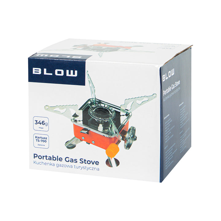 Blow mini toeristisch gasfornuis, 2800W, voor patroon, 53-138