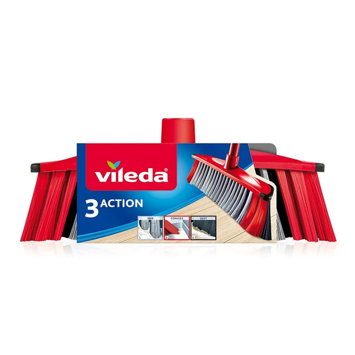 Drievezelborstel, zonder steel, Vileda 3-Action-patroon