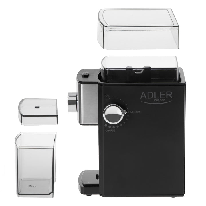 Adler AD 4448 koffiemolen 300 W - 250 gram - Zwart