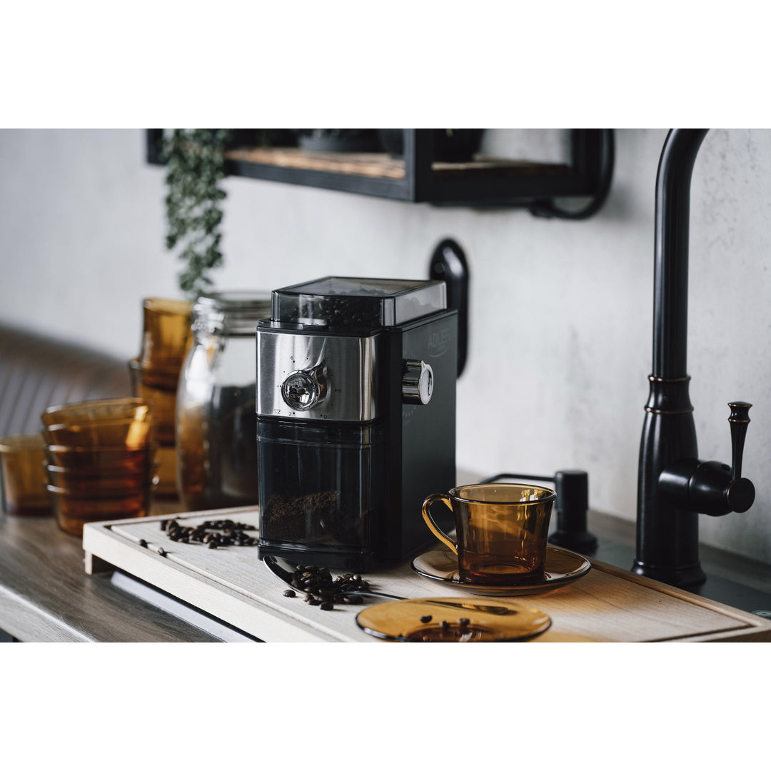 Adler AD 4448 koffiemolen 300 W - 250 gram - Zwart