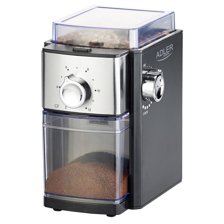 Adler AD 4448 koffiemolen 300 W - 250 gram - Zwart