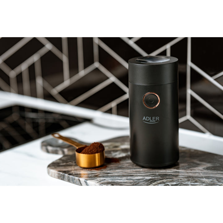 Elektrische Koffiemolen Adler, 150W, zwart, AD 4446BG