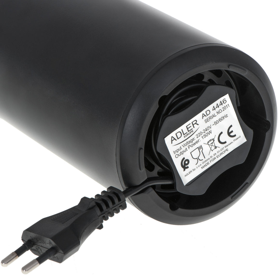 Elektrische Koffiemolen Adler, 150W, zwart, AD 4446BG