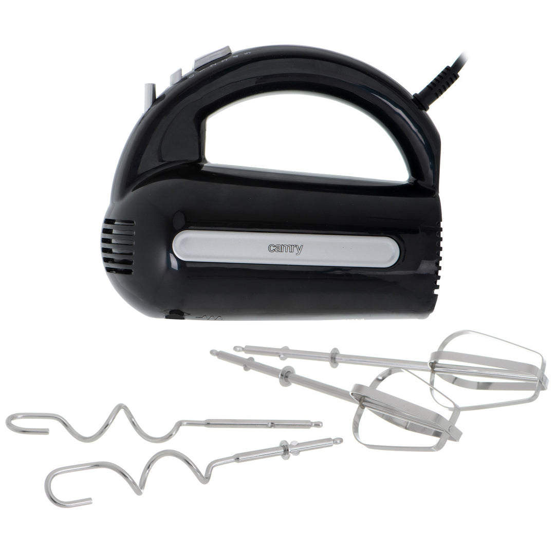 Camry handmixer, 800W, 5 snelheden, Turbo-functie, zwart, CR 4218