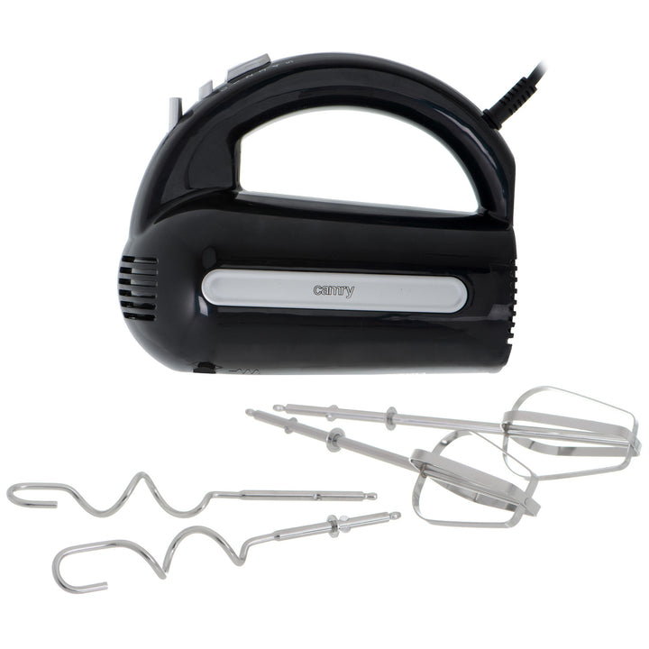 Camry handmixer, 800W, 5 snelheden, Turbo-functie, zwart, CR 4218