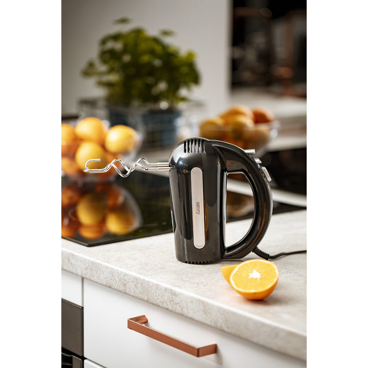 Camry handmixer, 800W, 5 snelheden, Turbo-functie, zwart, CR 4218