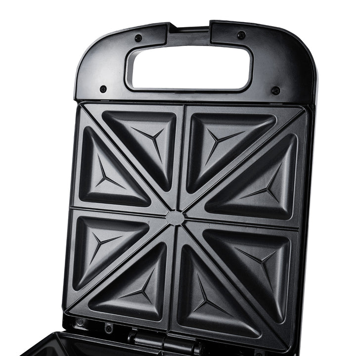 Adler AD 3055 zwart 2000 Watt tosti-apparaat voor 4 tosti's