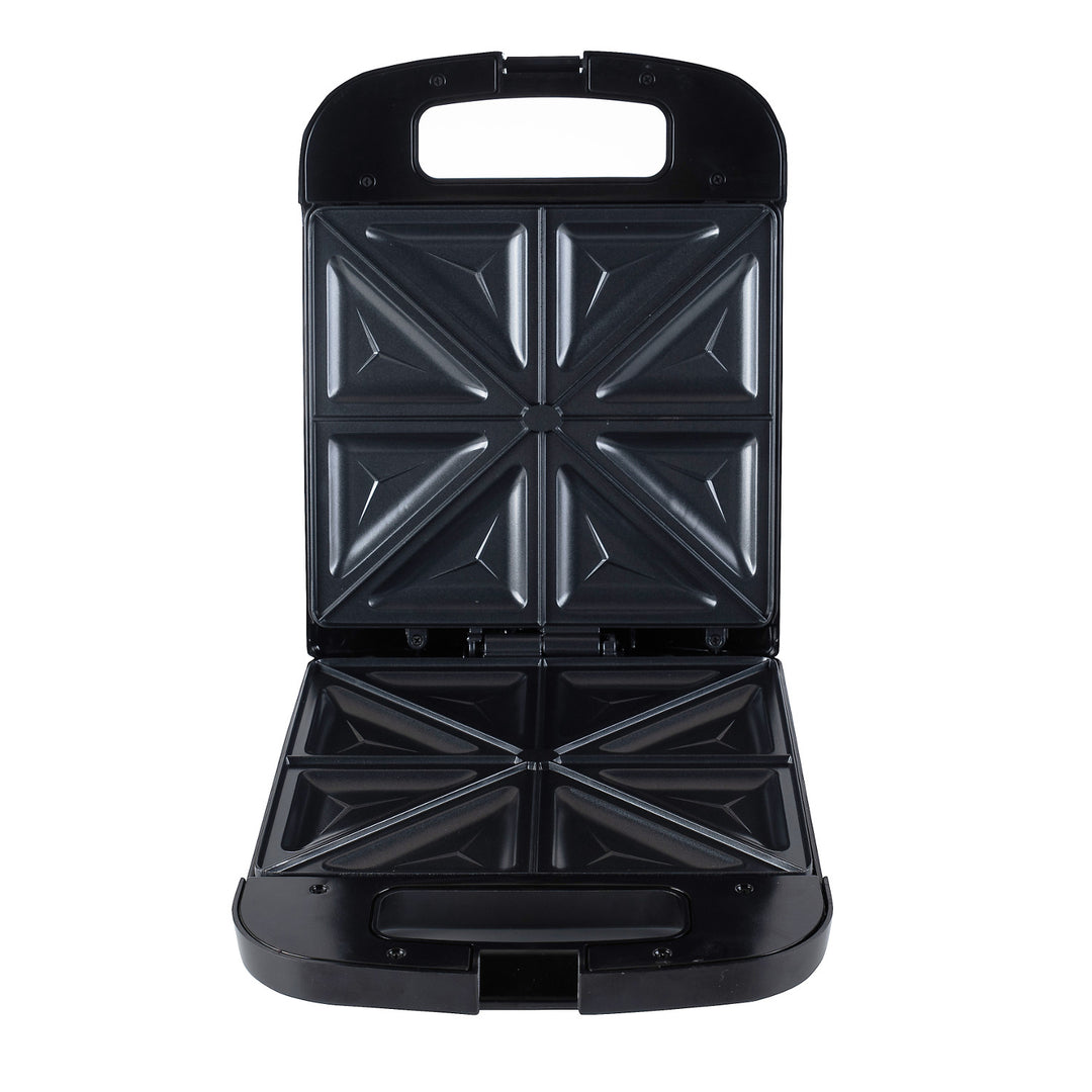 Adler AD 3055 zwart 2000 Watt tosti-apparaat voor 4 tosti's