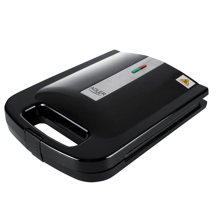 Adler AD 3055 zwart 2000 Watt tosti-apparaat voor 4 tosti's