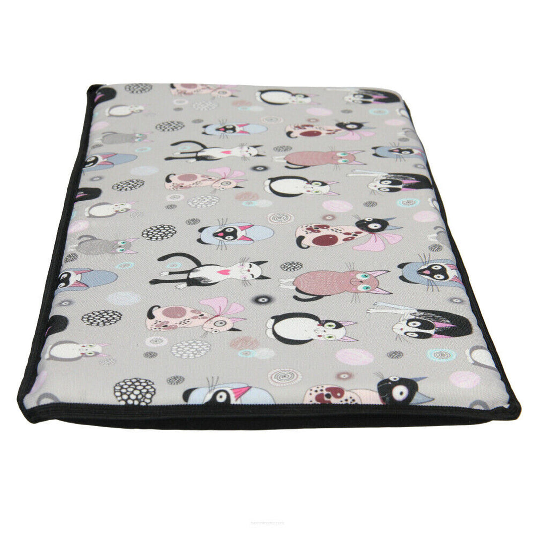 Kattenkussen bed voor vensterbank 25x55cm Bertoni CATNIP patroon