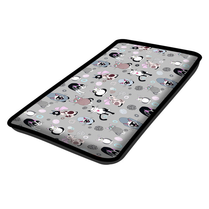 Kattenkussen bed voor vensterbank 25x55cm Bertoni CATNIP patroon