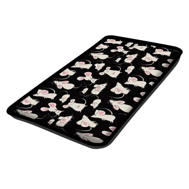 Kattenkussen bed voor vensterbank 25x55cm Bertoni patroon muizen