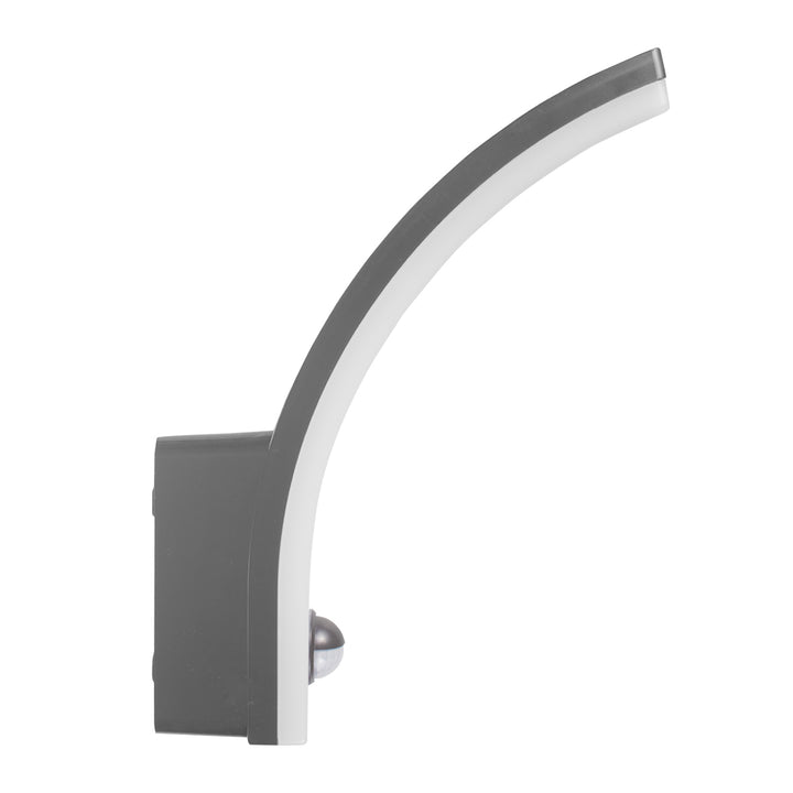 Maclean bewegingssensor LED lamp, PIR bewegingssensor, grijs, 20W, IP65, 2000lm, neutraal wit (4000K) MCE512 GR, 2 stuks