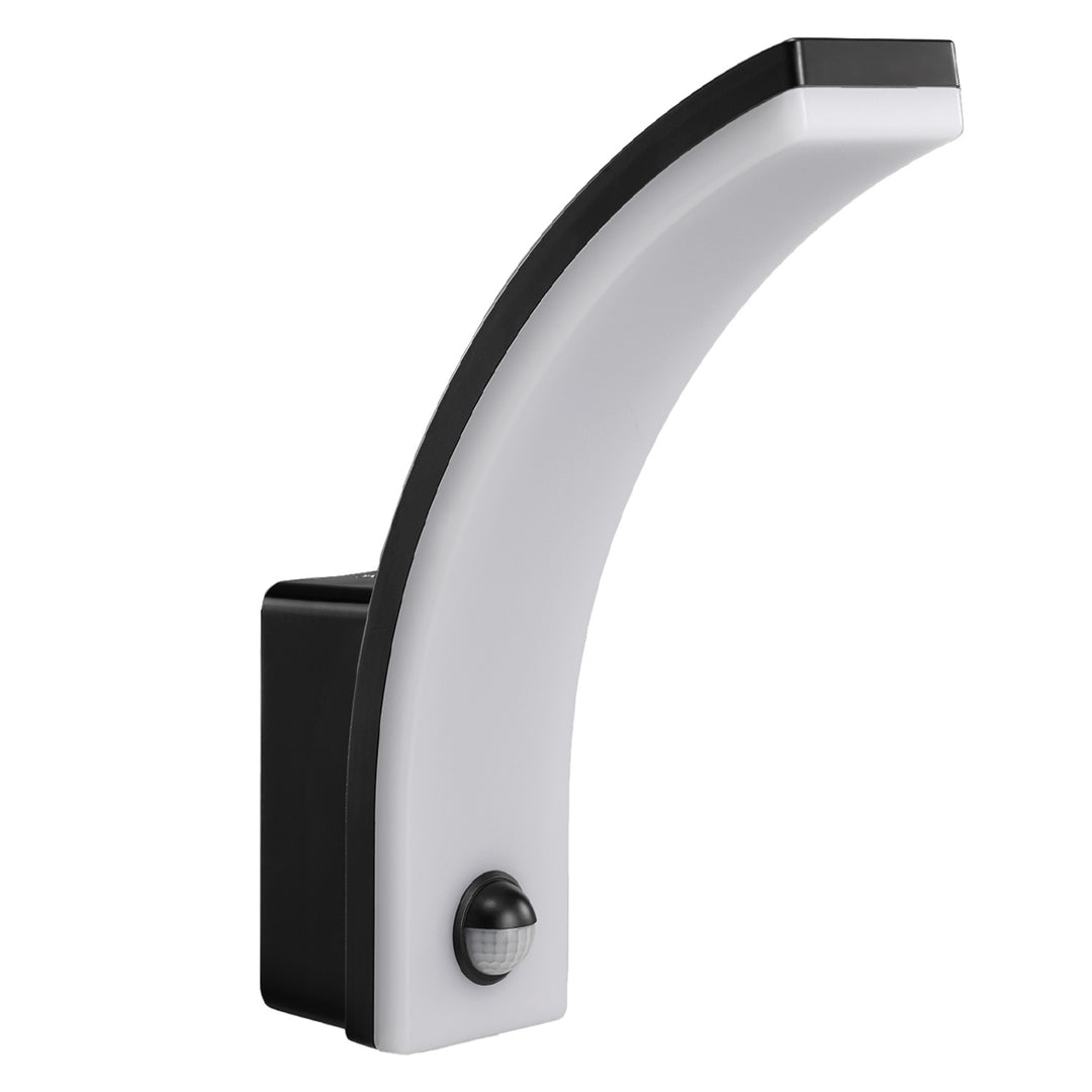 Maclean bewegingssensor LED lamp, PIR bewegingssensor, zwart, 20W, IP65, 2000lm, neutraal wit (4000K) MCE512 B, 4 stuks