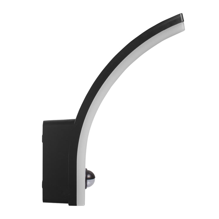 Maclean bewegingssensor LED lamp, PIR bewegingssensor, zwart, 20W, IP65, 2000lm, neutraal wit (4000K) MCE512 B, 4 stuks