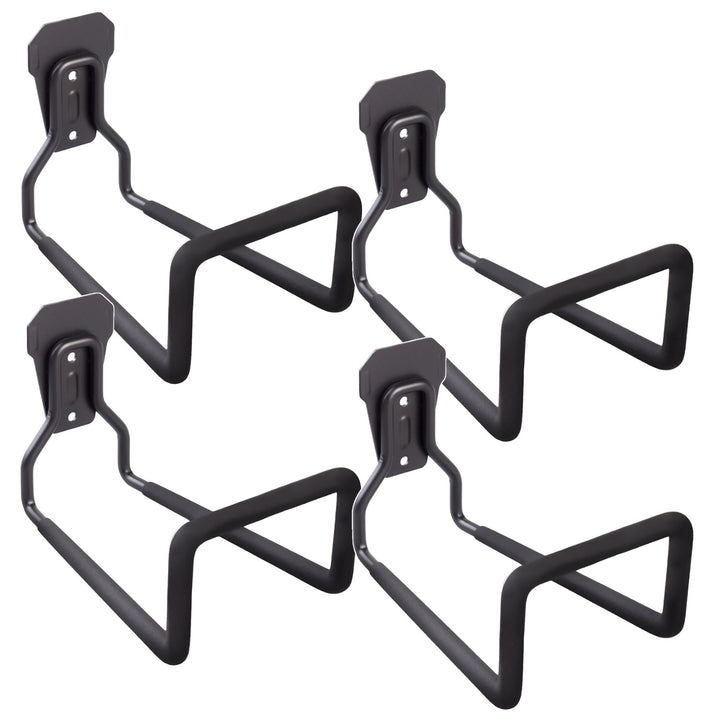 Garage wandbevestiging Maclean, voor banden, tuingereedschap, ladder, slangen, fietsen, staal, max. belasting 35kg, MC-441, 4 stuks