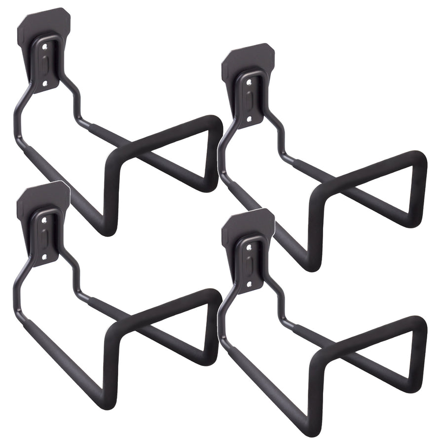 Garage wandbevestiging Maclean, voor banden, tuingereedschap, ladder, slangen, fietsen, staal, max. belasting 35kg, MC-441, 4 stuks