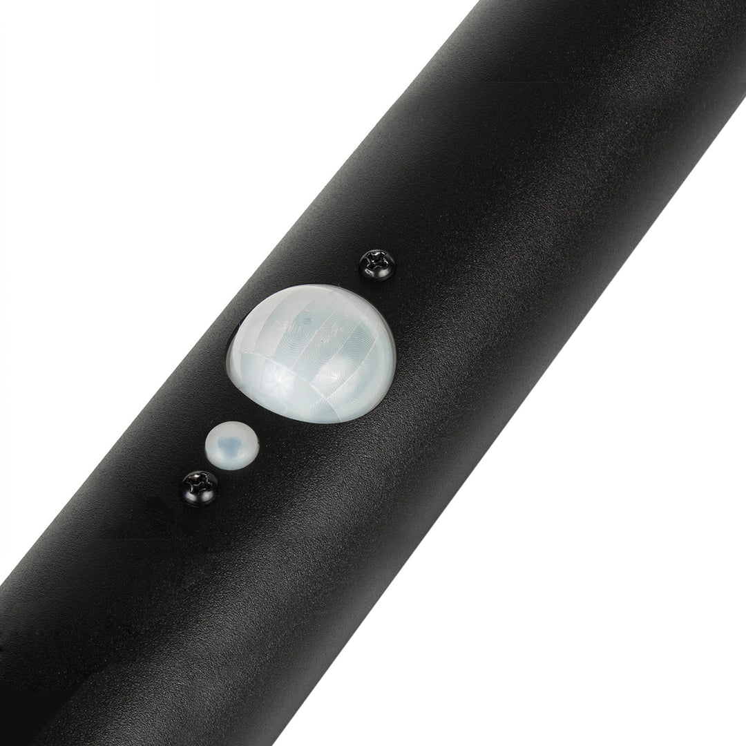 Maclean Solar LED Light, met sensor, 3 modi, plug-in, Li-ion 18650, IP44, 3,7V, 1200 mAh, Zwart, MCE465 B, 6 stuks