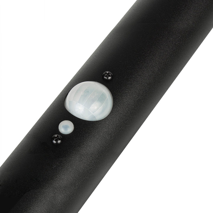 Maclean Solar LED Light, met sensor, 3 modi, plug-in, Li-ion 18650, IP44, 3,7V, 1200 mAh, Zwart, MCE465 B, 6 stuks