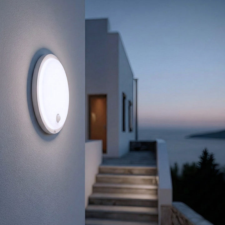 LED-lamp met bewegingssensor Maclean, PIR-sensor, kleur wit, 10 W, IP65, 1000 lm, neutrale kleur, MCE525 W