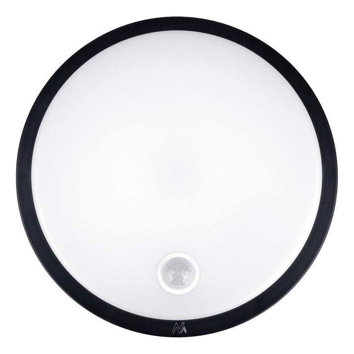 LED-lamp met bewegingssensor Maclean, PIR-sensor, kleur zwart, 10 W, IP65, 1000 lm, neutrale kleur, MCE525 B