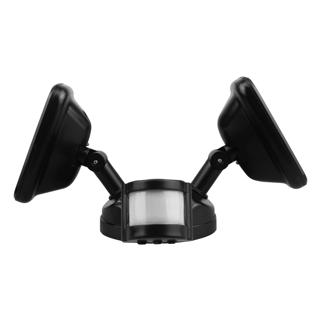 Maclean LED-wandlamp, met PIR-sensor, 20 W, 1500 lm, IP65, neutraal wit 4000 K, zwart, MCE524 B